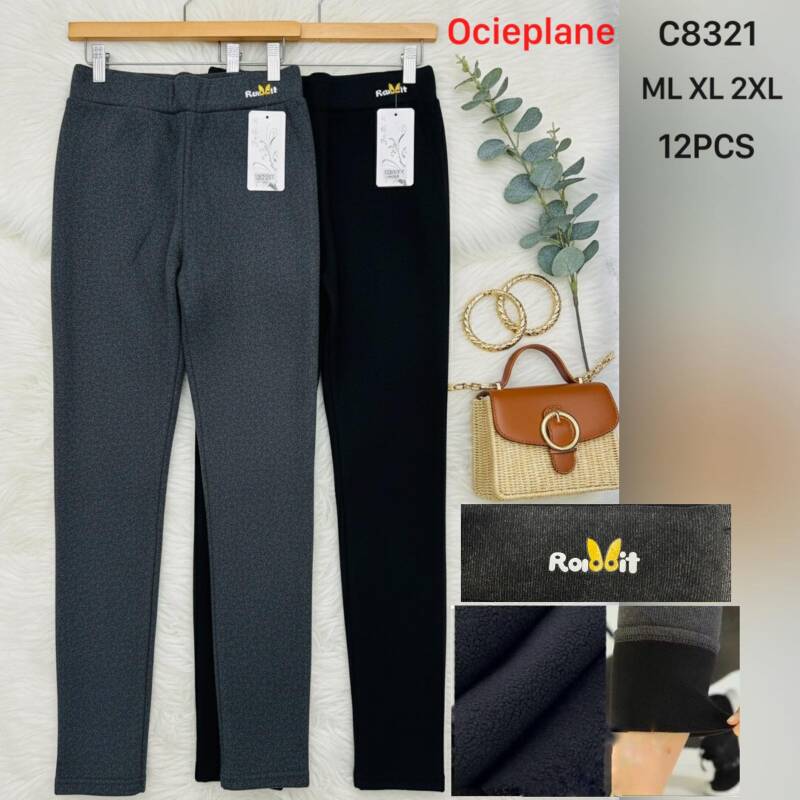 Leginsy damskie Roz M-2XL, Mix kolor Paczka 12 szt